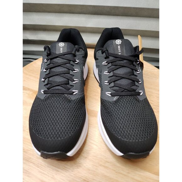 Nike Run Swift 3 (W) men's size 8.5 women's 10 Wide 2E black/white dk smoke grey - Picture 9 of 11